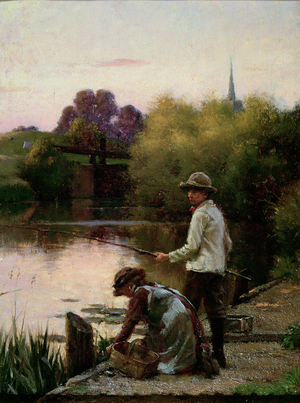 A Bit of a Tangle, River Severn Lock, Nr. Worcester