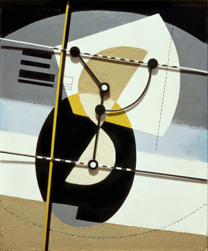 Abstract Composition (oil and mixed media)