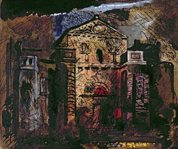 Seaton Delaval, Northumberland (ink & w/c)