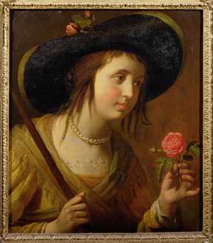 Princess Sophia of Bohemia (1630-1714), mother of George I as a shepherdess