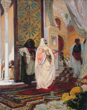 Entering the Harem, 1870s (oil on canvas)