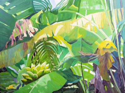 Gekko (acrylic on board)