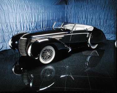 The Delahaye 135 M Cabriolet, 1947 (mixed media) (photo)