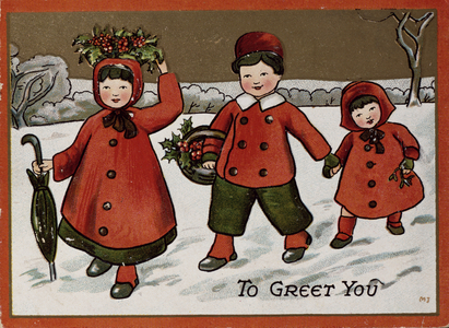 "To Greet You", Christmas card