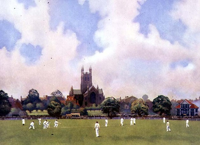 Tourist Opening Match, pub. by the Wiggins Teape Group, 1953 (litho)