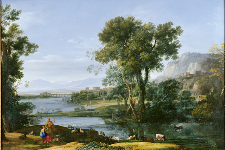 A Pastoral Landscape: Morning, 1651 (oil on canvas)