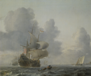 Stormy sea, 1690