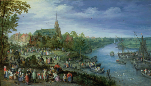 The Annual Parish Fair in Schelle, 1614 (panel)