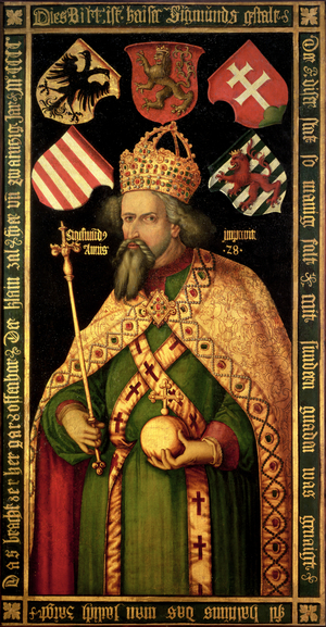 Emperor Sigismund, Holy Roman Emperor, King of Hungary and Bohemia (1368-1437), c.1600