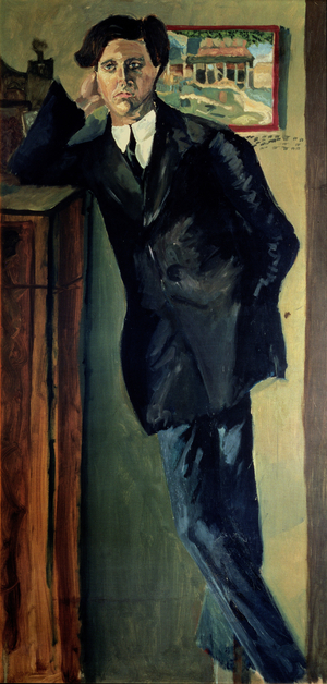 Portrait of Alban Berg (1885-1935), 1910