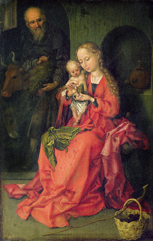 The Holy Family, c.1480-90 (oil on panel)