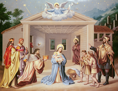 Nativity, early 19th century (oil on canvas)
