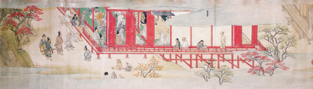 The House of the Shogun (ink on silk)