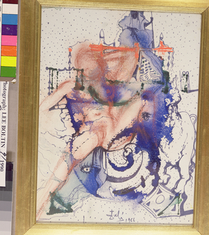 Seated Nude, 1966 (w/c on paper)