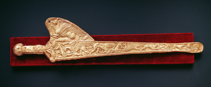 Scabbard with griffin (gold)
