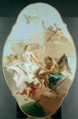 An Allegory with Venus and Time, c.1754-58 (fresco)