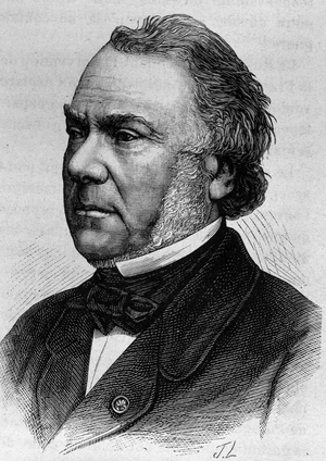 Portrait of Delangle. Engraving from the end of the 19th century in “Histoire de France”” by H. Martin.