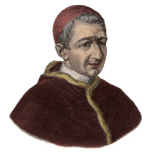 Portrait of Pope Gregory XVI (Bartolomeo Cappellari, 1765- 1846) - Portrait of Pope Gregoire XVI (Bartolomeo Alberto Cappellari Pope under the name of Gregorius XVI or Gregorio XVI, 1765 - 1846)