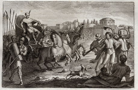 Illustration for the Royaumont Bible, 1811 (engraving)