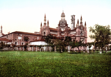 Carthusian de Pavia, Italy, Photochrome, sd. v. 1900.