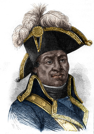 Portrait of Francois Dominique Toussaint dit “Toussaint-Louverture", Haitian statesman.