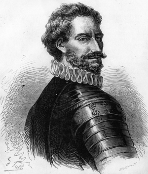 Charles de Montpensier (1490-1527), Duke of Bourbon and Connetable of France. Engraving of the 19th century.