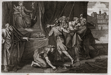 Illustration for the Royaumont Bible, 1811 (engraving)