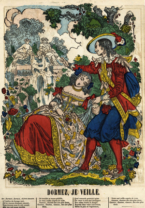 Dormez , je veille, song, 19th century (print)