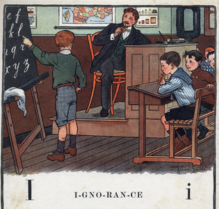 Children's book "I will read - Methodic and fun alphabet by a dad"” 1926 (print)
