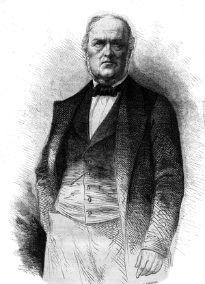 Portrait of Honore Theodoric by Albert de Luynes, (1802-1867), French numismate and archeologist.
