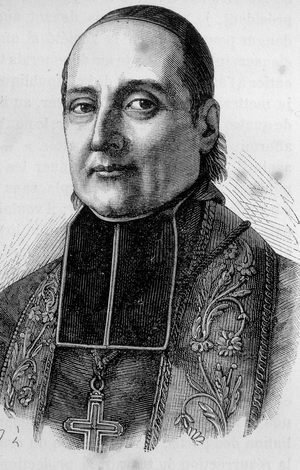 Portrait of Monsignor Sibour, French prelat (1792 -1857)