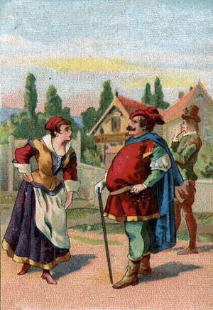 THEATRE IN THE AGES: English theatre, comedy Falstaff by William Shakespeare.