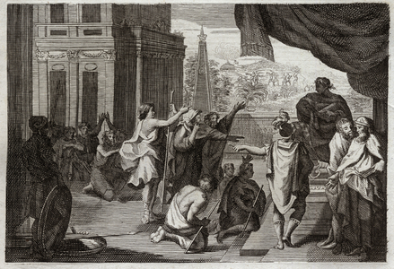 Illustration for the Royaumont Bible, 1811 (engraving)