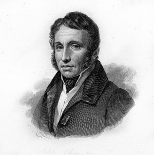 Portrait of Paul Louis Courier, French pamphletarian and epistolier (1772-1825), engraving of the 19th century