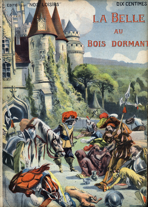 Illustration for Sleeping beauty for "Les beaux contes", 1910 (print)