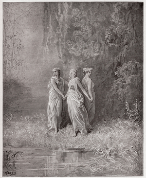 The Divine Comedy, Purgatorio, Canto 29: Charity, Hope, and Faith - by Dante Alighieri, 1885