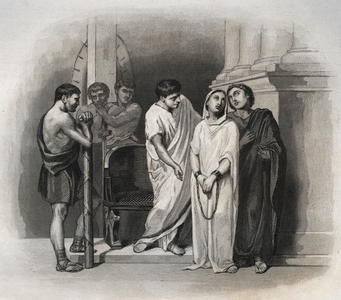 Holy Victory, suffered martyrdom in Carthage with Saint Saturnin, in 304. From 1846 in "Lives of the saints".