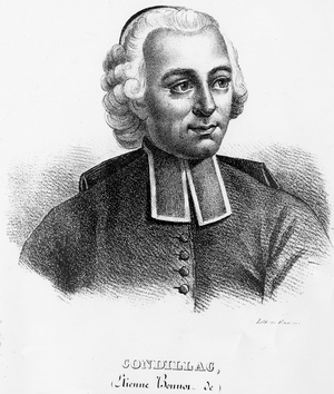 Portrait of the Abbe Etienne Bonnot de Condillac philosopher francais