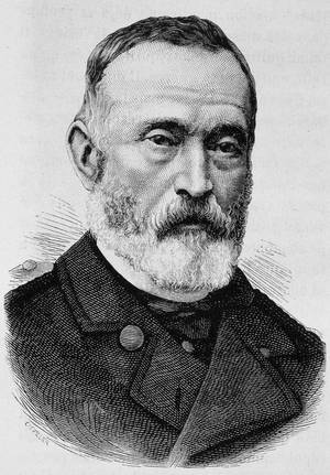 Portrait of General Clément Thomas (1809 - 1871). Engraving of the end of the 19th century in “Histoire de France”” by H. Martin.