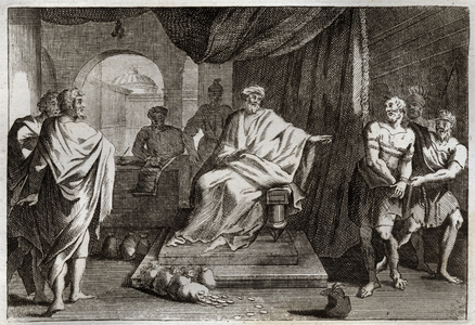 Illustration for the Royaumont Bible, 1811 (engraving)