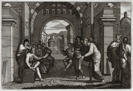 Illustration for the Royaumont Bible, 1811 (engraving)