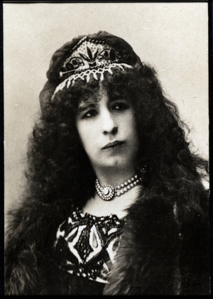 Portrait of Aimee Tessandier (1851-1923), French actress. 