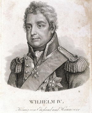 Portrait of William IV King of Great Britain and Ireland, King of Hanover.