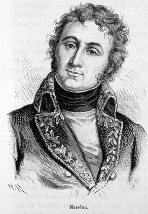 Portrait of Andre Massena (1756-1817), marechal of France.