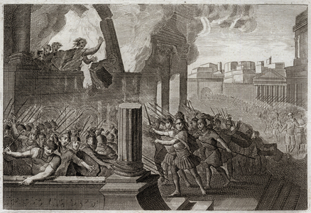 Illustration for the Royaumont Bible, 1811 (engraving)