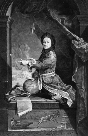 Portrait of Pierre Louis Moreau de Maupertuis, astronomer English mathematician and astronomer