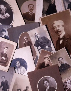 Composition of old photos.