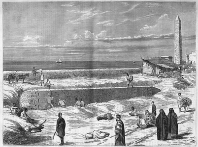 Archeologists in Egypt: the needles from Cleopartre to Alexandria“The Illustrous Universe”, 1876.