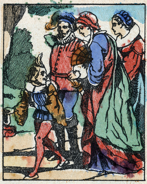 Illustration for "Riquet a la houppe", fairy tale by Charles Perrault, late 19th century (print)