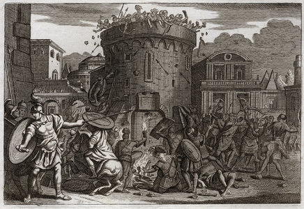 Illustration for the Royaumont Bible, 1811 (engraving)
